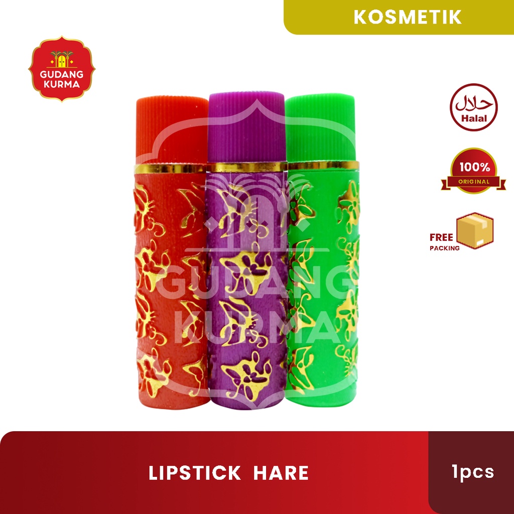 Lipstick Arab Hijau Ori Lipstik Hare Here Warna Warni