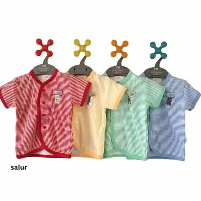 Nova Baju bayi corak Garis Lengan Pendek & Panjang