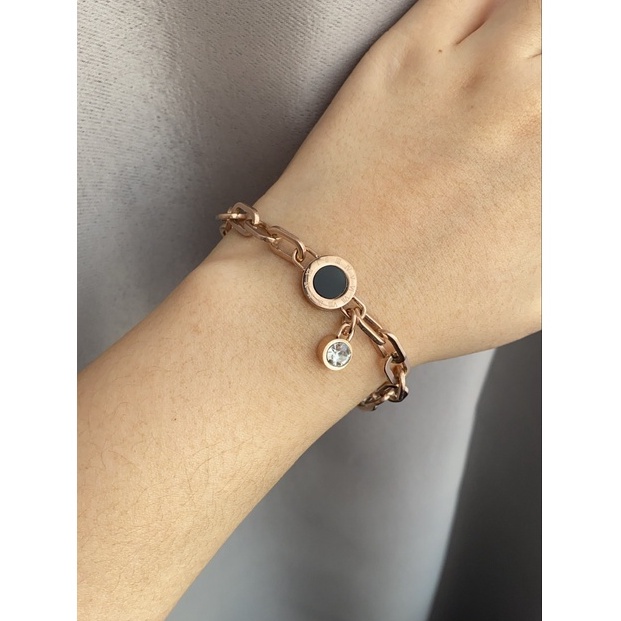 NEW Gelang Titanium Love Import Korea Cocok Hadiah GK154 sangat elegant modern hadiah