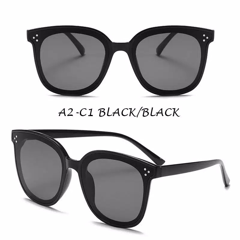 PL-H003 Korean Design Retro Mata Kucing Kacamata Hitam Wanita Sunglasses KM01