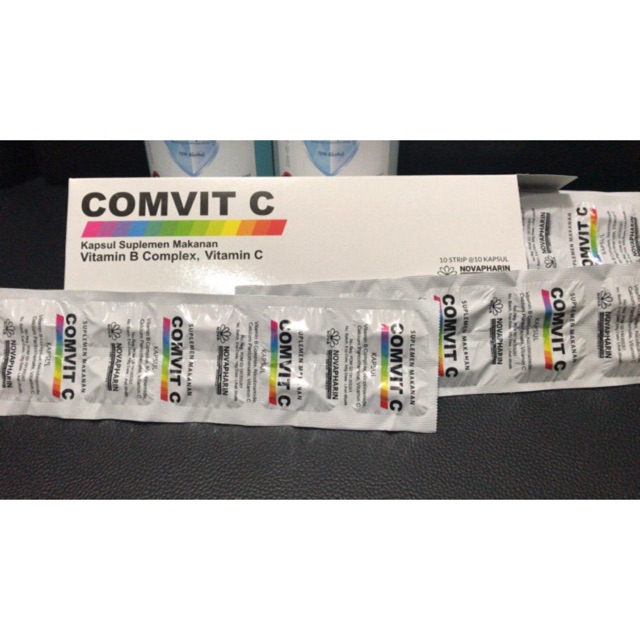 1000% original Comvit c 100 kapsul / vitamin C / comvit Vit c plus b