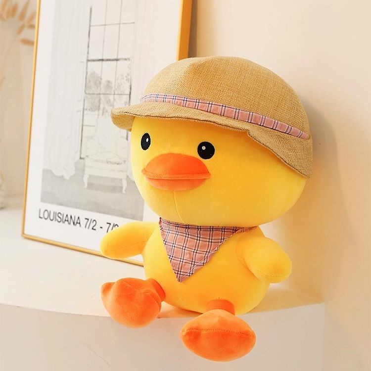 BONEKA BEBEK TOPI ORIGINAL IMPORT 40CM PLUSH TOY DOLL MAINAN ANAK | KADO HADIAH ULTAH / ULANG TAHUN 