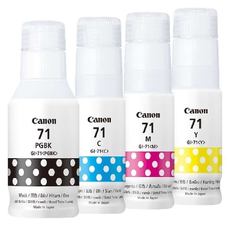Tinta Original Canon 71 GI71 GI 71 GI-71 Black, cyan, magenta , yellow