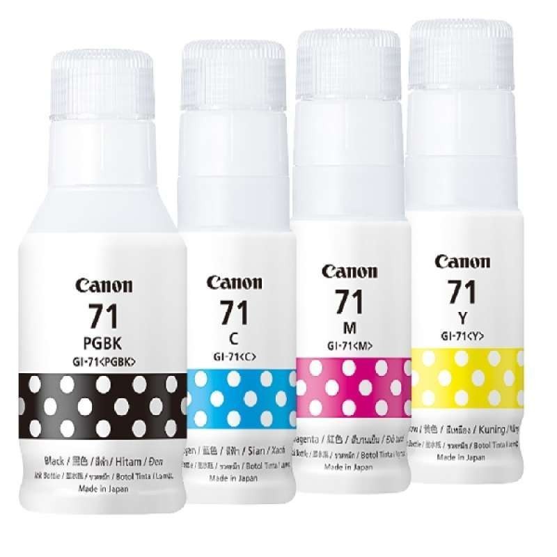 Tinta Original Canon 71 GI71 GI 71 GI-71 Black, cyan, magenta , yellow