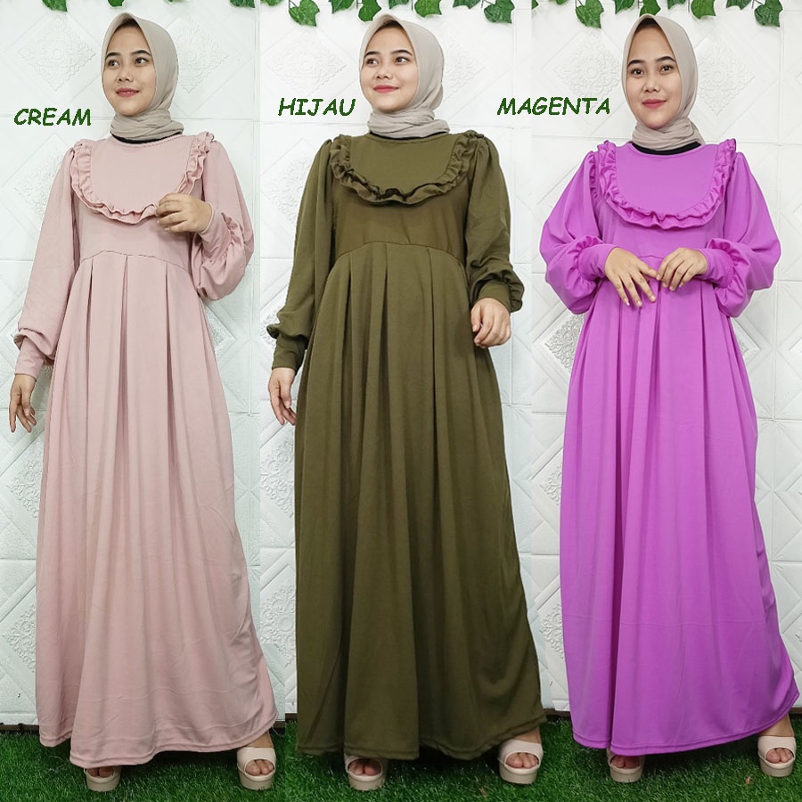 GAMIS CERUTY BABYDOLL DRESS PANJANG GL FASHION