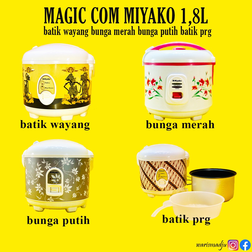 MIYAKO MAGIC COM MAGIC COM MIYAKO MAGIC COM MIYAKO 1.8 LITER MEJIKOM MEJIKOM MIYAKO MAGICOM MAGICOM 