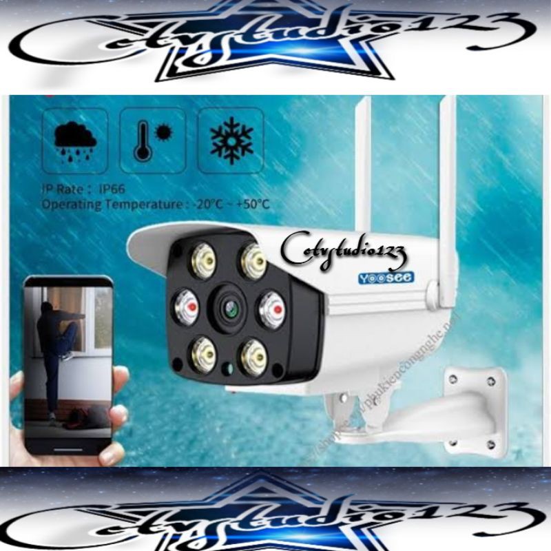 IP Kamera Yoosee 5MP Cctv Wifi Yoosee Outdoor Camera Wireless Yoosee Full HD Outdoor