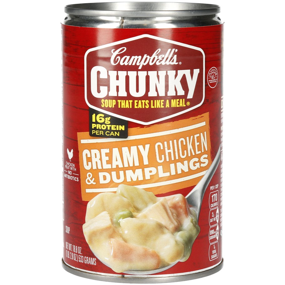 

CAMPBELL CRMY CHICK&DUMPLINGS SOUP 18.8OZ