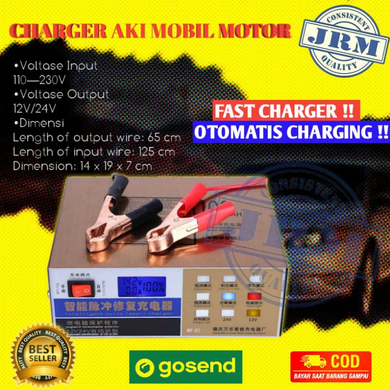 Jual Alat Cas Aki Charger Aki Charger Accu Truk Mobil Motor Smart