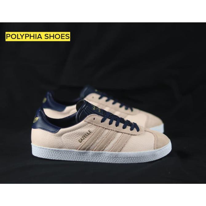 ADIDAS GAZELLE PEACH NAVY ORIGINAL BNWB / SEPATU WANITA RUNNING
