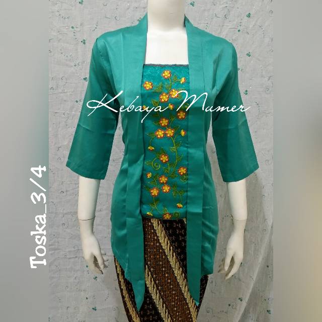 Kebaya Velvet. Kebaya Encim Toska. Kebaya Murah. Kebaya kutubaru. Kebaya Bordir. Kebaya Jadi