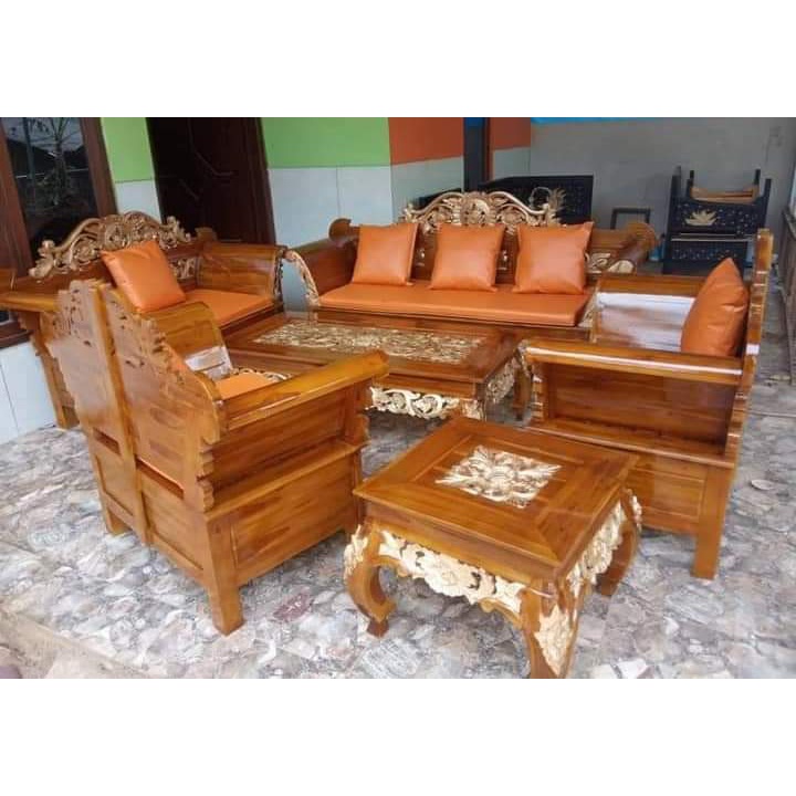 KURSI TAMU MADURA JATI/Kursi Ruang Tamu Kayu