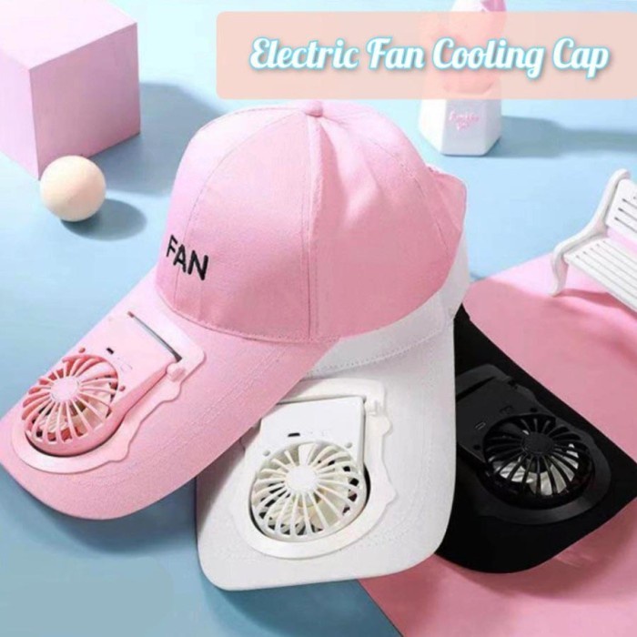 ON TOPI KIPAS ANGIN / TOPI UNIK ADA FITUR KIPAS ANGIN  |FN