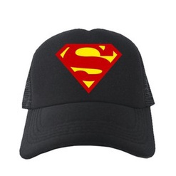 topi trucker jaring hat cap LOGO SUPERMAN polos custom indonesia pria wanita superhero