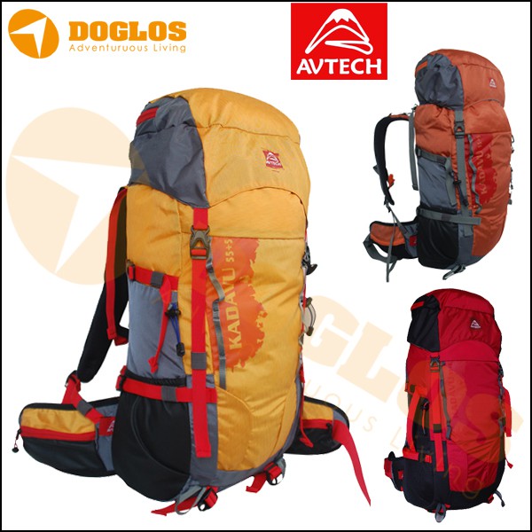 Tas Carrier Avtech KADAVU 55 + 5 Liter gunung outdoor hiking travel