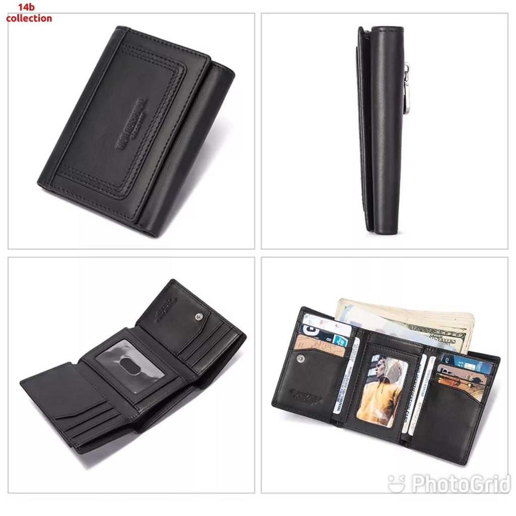 New Dompet Lipat Mini Auto Leather