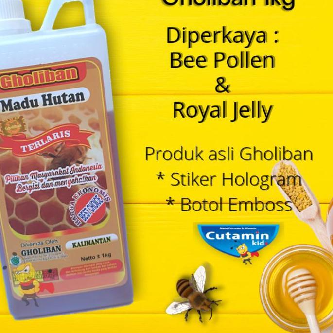 

RO3♟ MADU HUTAN KALIMANTAN GHOLIBAN 1kg ASLI ( BOTOL EMBOSS ) TERBAIK