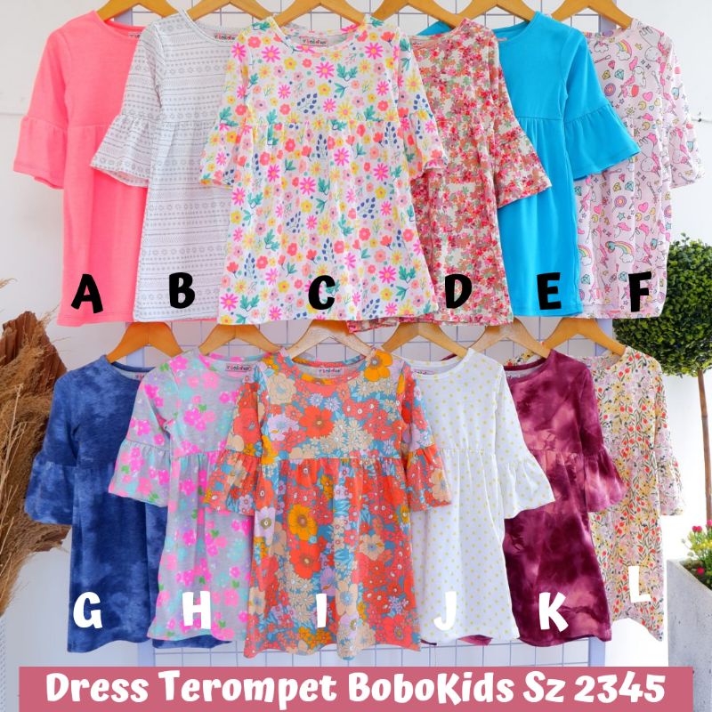 Dress Tunik BoBokids Sz 2 3 4 5 Thn