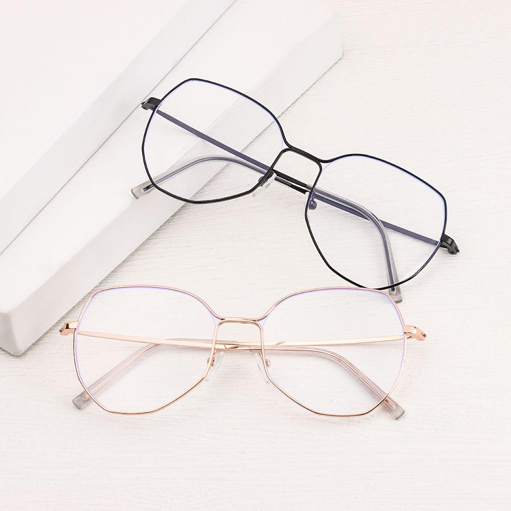 Lily Blue Light Blocking Glasses Frame Metal Anti Kelelah Mata Untuk Wanita Pria Kacamata Baca