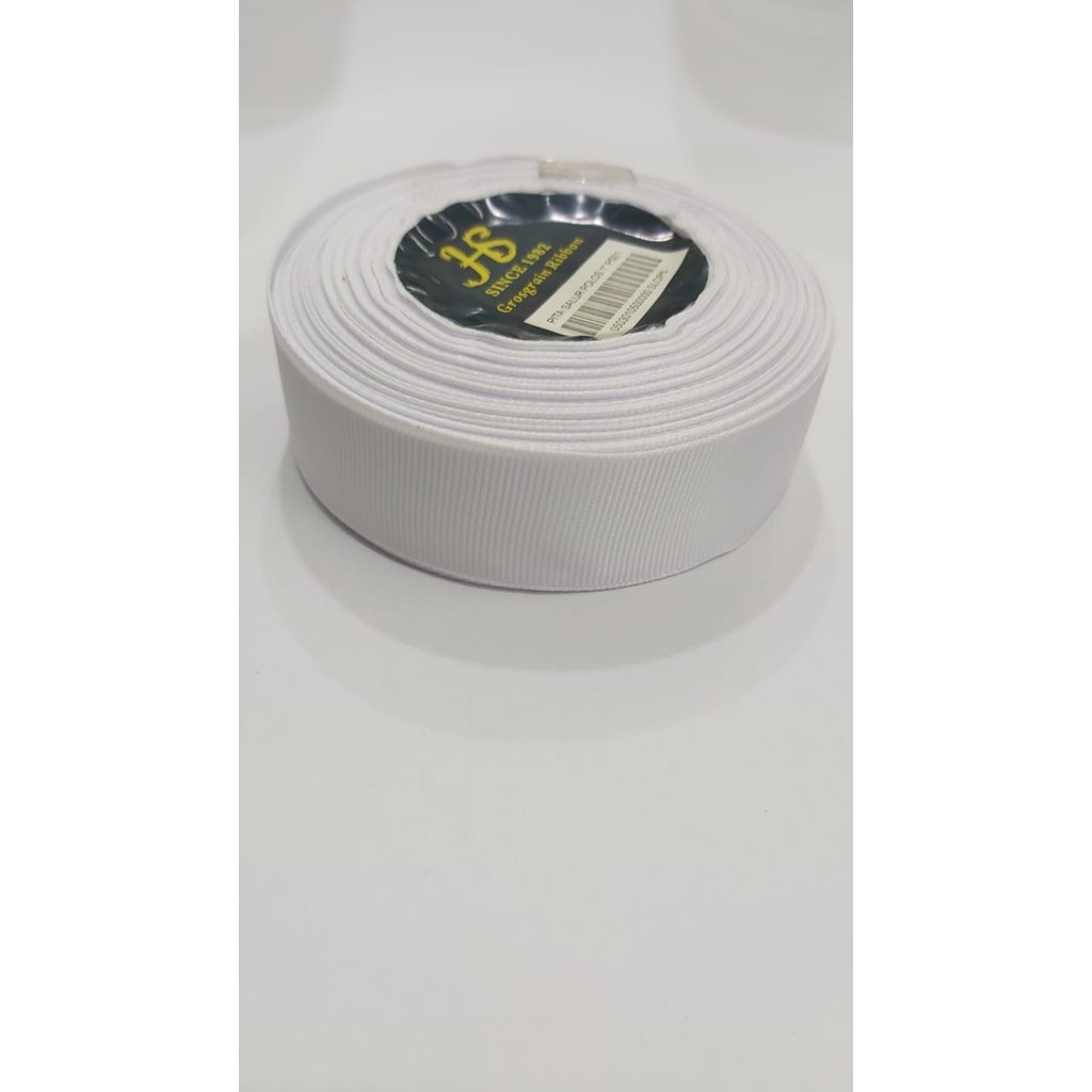 

Grossgrain 2,5cm putih panjang 20 yard