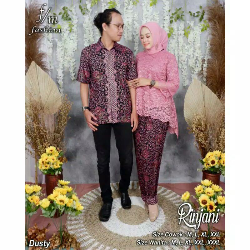 COUPLE KEBAYA JUMBO BROKAT / KEBAYA RINJANI JUMBO / KEMEJA BATIK