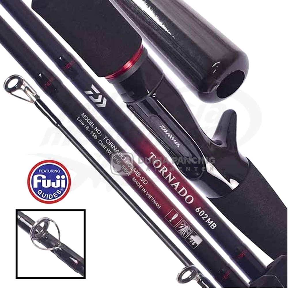 Joran Baitcasting DAIWA TORNADO 2019 Pilih Ukuran