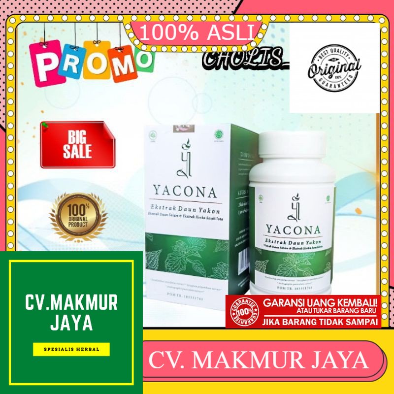 100% ORIGINAL Yacona Obat Herbal Atasi Diabetes Yacona Asli Original