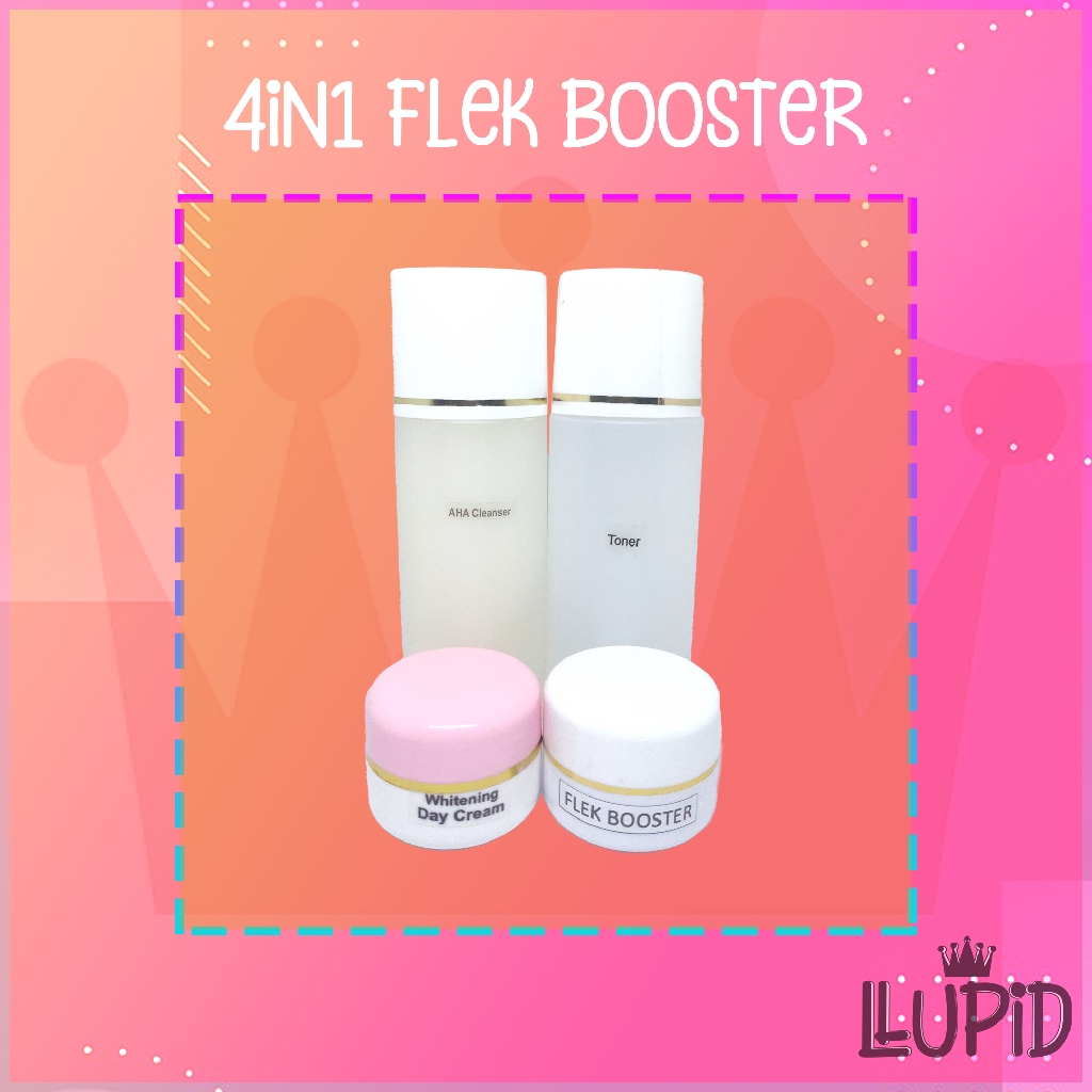 PAKET 4in1 FLEK BUSTER / BOOSTER  FACE WHITENING ORIGINAL