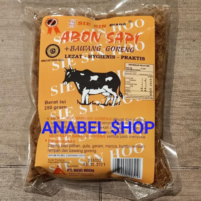 

Sie Sin Brand Abon Sapi Bawang Goreng Siesin Halal