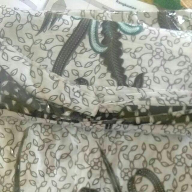 Rm Kain Batik Printing Murah Dan Embos Motif Bunga Daun Ilalang Kain Bahan Baju Cewek Tunik Blus