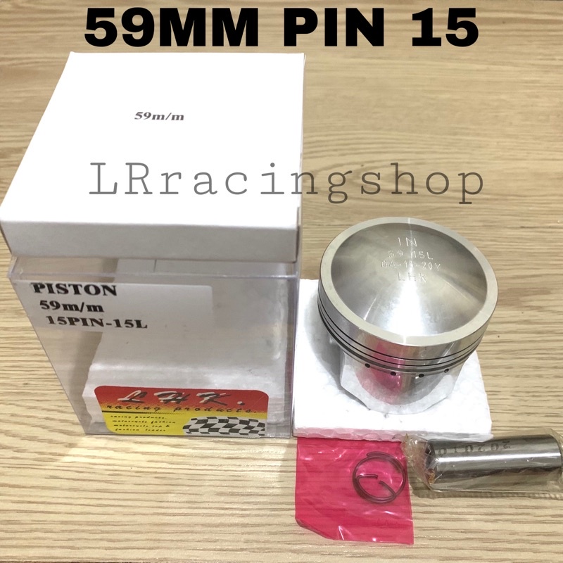 Piston LHK 59 59mm pen pin 15 set ring piston seher LHK thailand