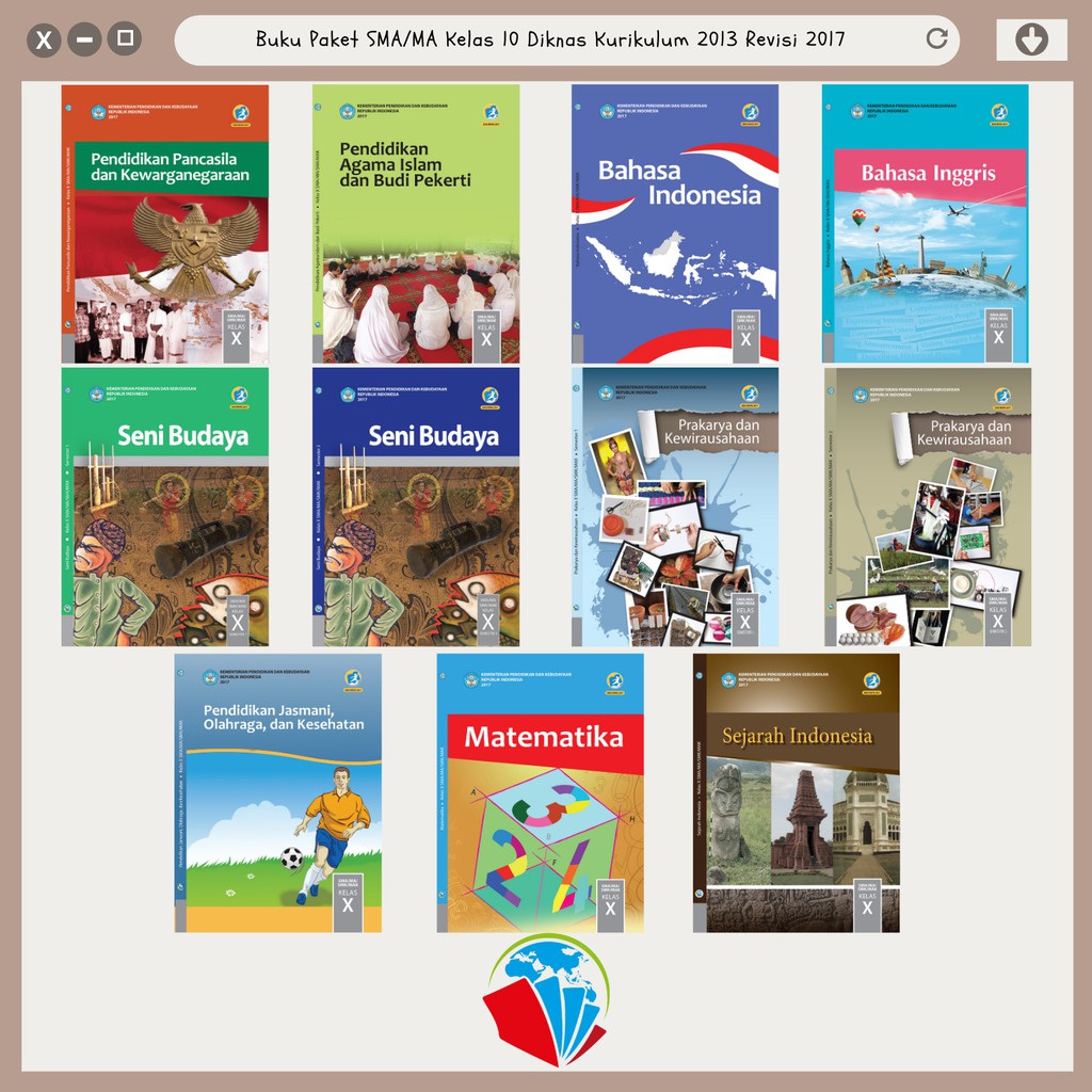 BUKU PAKET SMA/MA KELAS 10 / X DIKNAS Shopee Indonesia