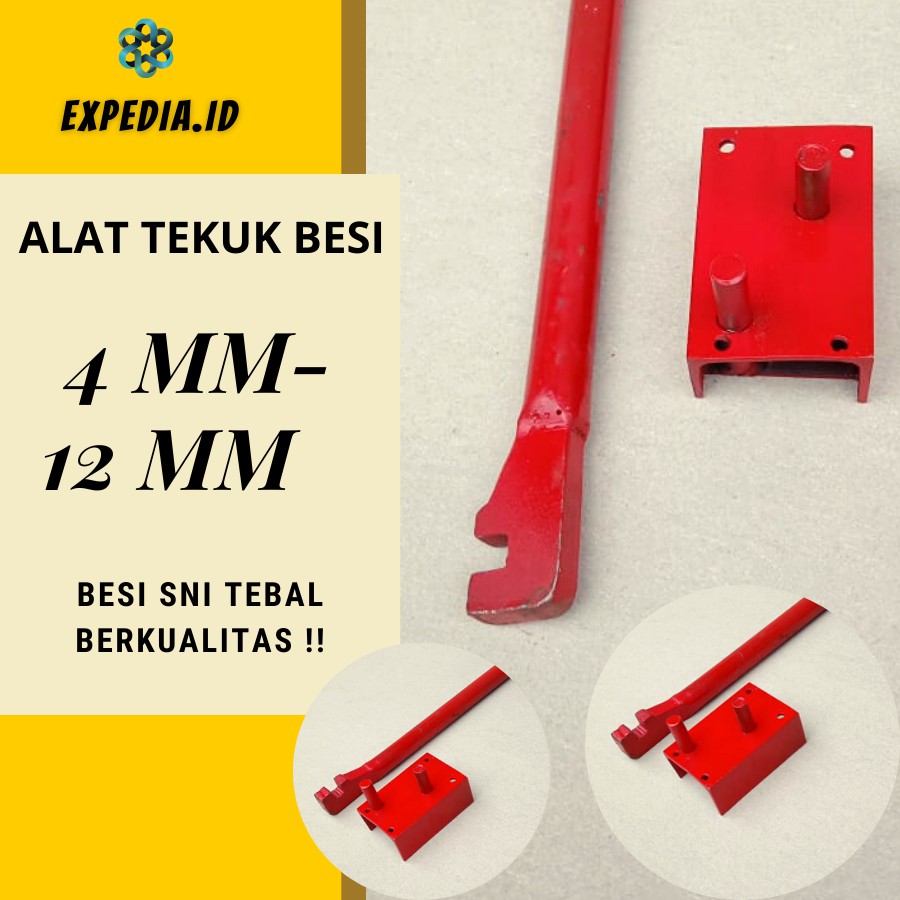Alat penekuk besi beton bending besi manual set kunci penekuk begel 4mm-12mm pengikat kawat bendrat
