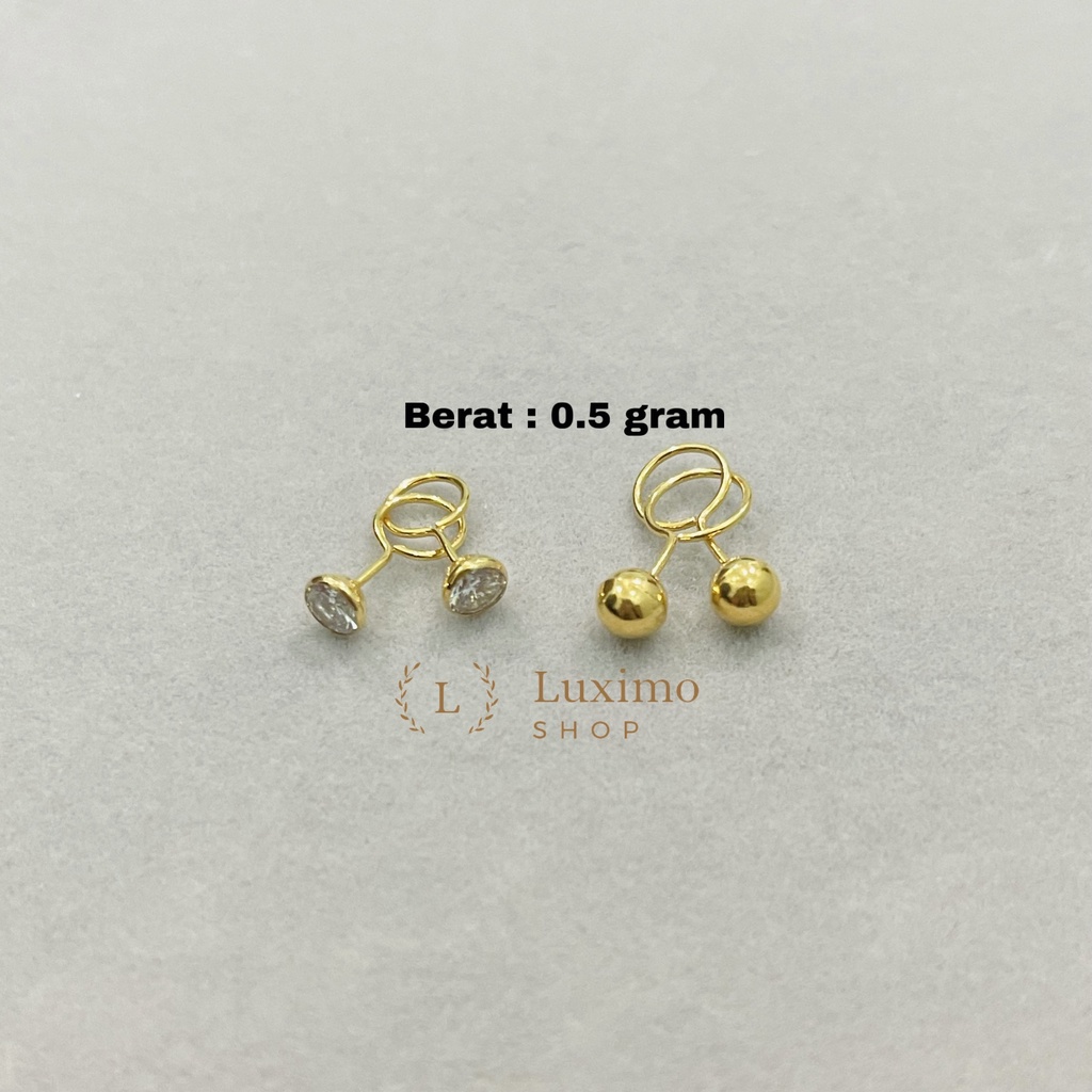 Anting Anak Toge Emas Muda