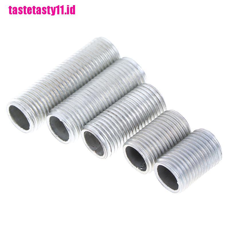 【TTID】5Pcs M10*1mm 1/1.5/2.5/3CM Allthread Hollow Threaded Tube Electrical Lamp