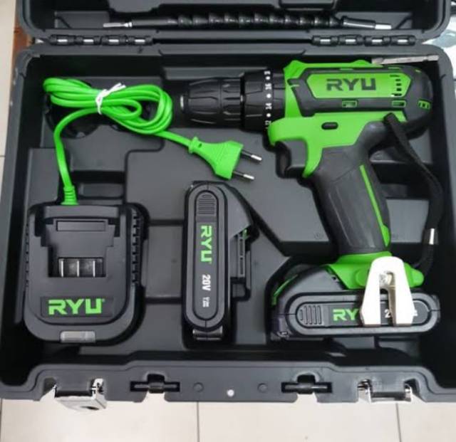 RYU Mesin Bor Cordless 20V