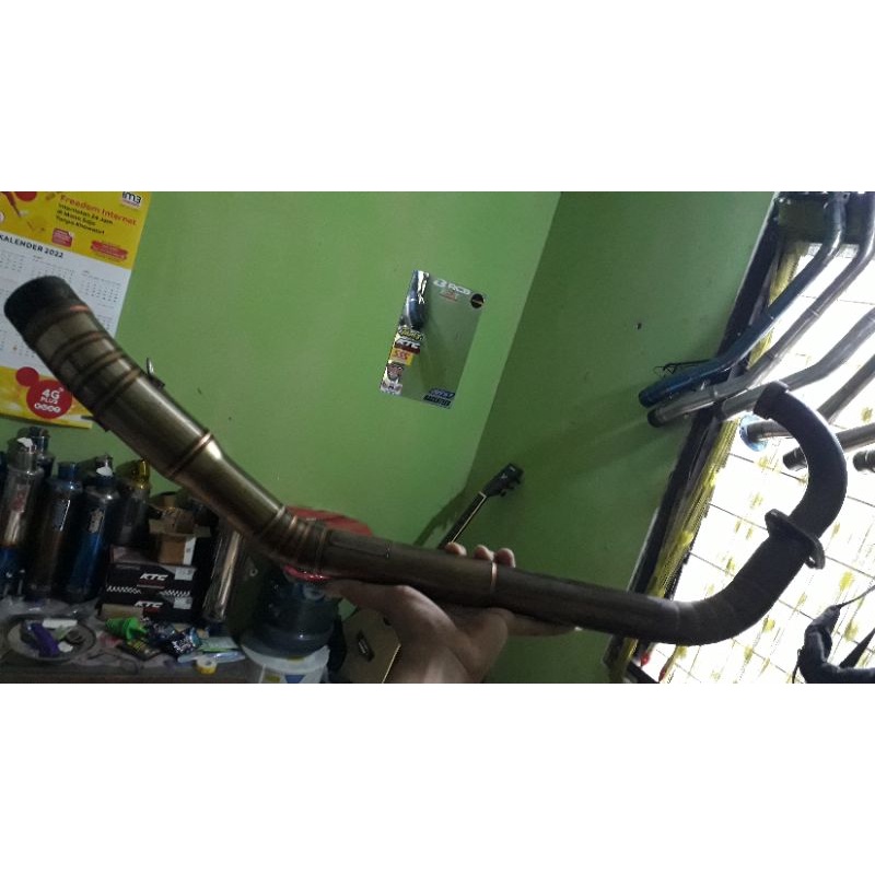 Leher satria fu karbu LONE RIDER Ori