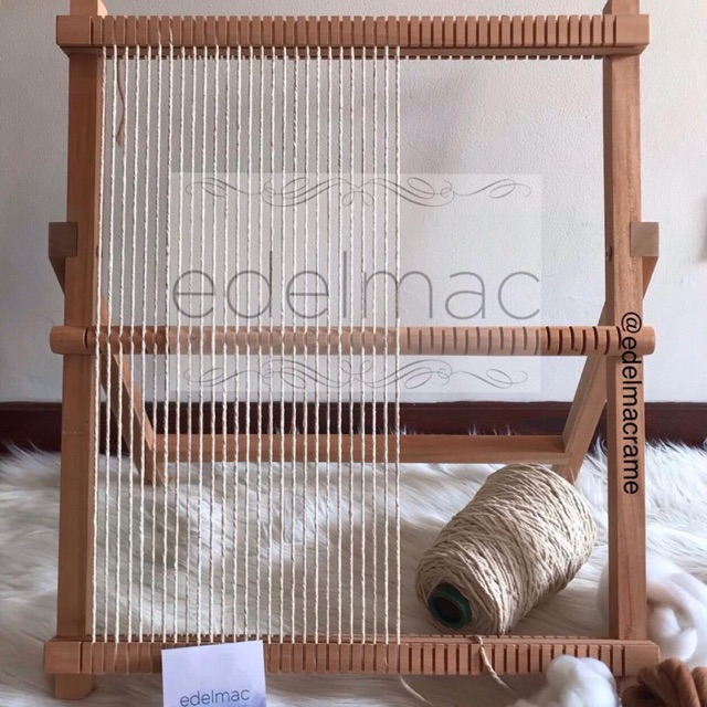 Tapestry Weaving Loom Wooden Stand