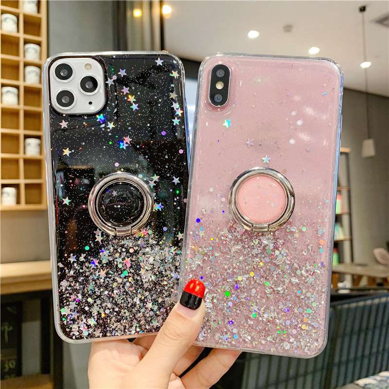 Soft Casing Silikon Case OPPO A53 A33 2020 A57 A39 F1S F11 Pro 3 5 5S 5i C3 C11 C15 C12 Pro 7 7i C17 Narzo 20 Pro Starry Sky Ring