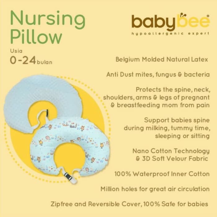 Babybee Nursing Pillow Bantal Menyusui (MOTIF RANDOM) (BB-NP)