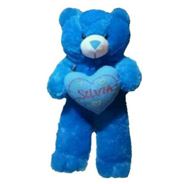 BONEKA BERUANG BEAR JUMBO CUSTOM NAMA /FOTO UK 80CM ...