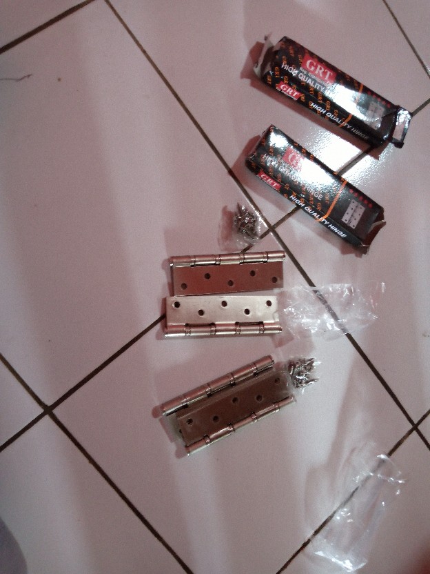 Engsel Pintu 5 Inch Silver Satin