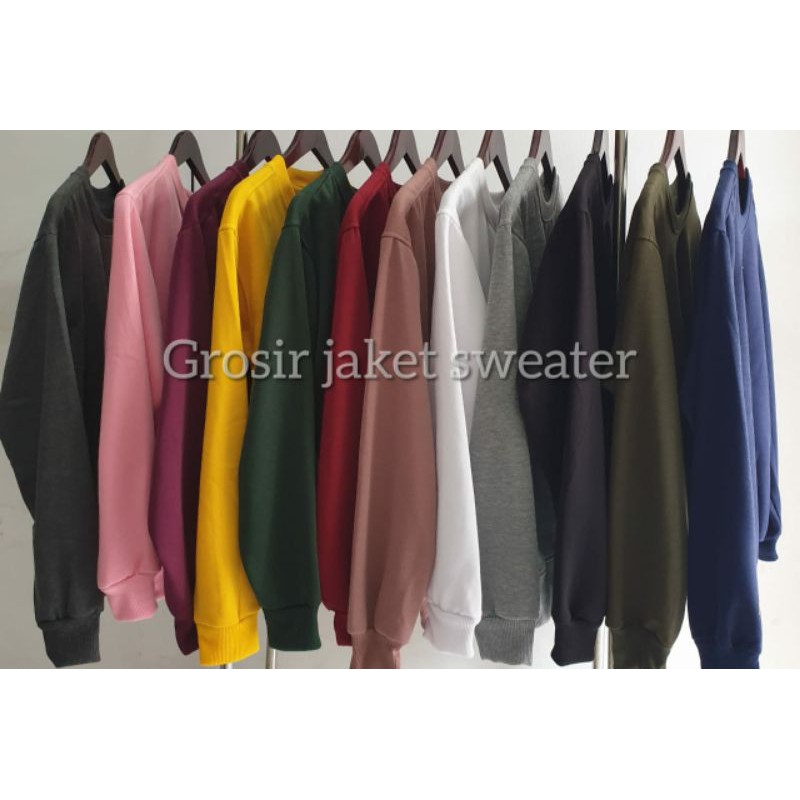 SWEATER BASIC PRIA WANITA (G2)