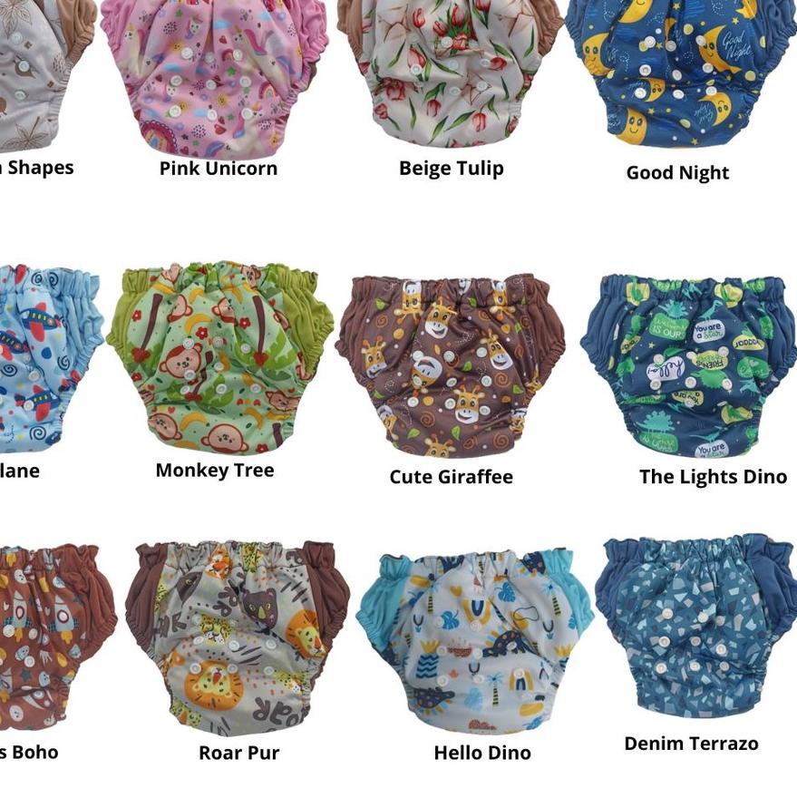 ORIGINAL Klodiz Clodi Izzypant Izzypants Clody Celana AIO Popok Kain Bayi Pempes Cuci Ulang