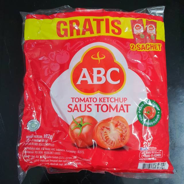 

Saus Tomat ABC | 24 Sachet