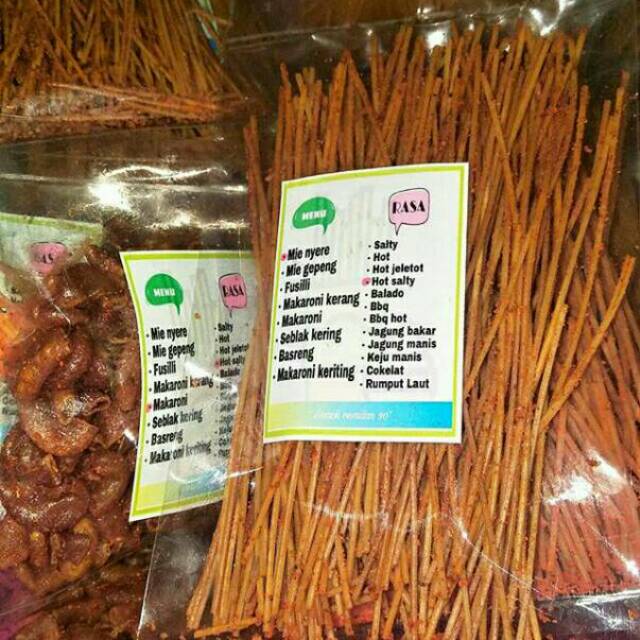 

LIDI LIDIAN/SEBLAK/FUSILI SPIRAL/MAKARONI/MAKARONI KERANG/BASRENG 55gr