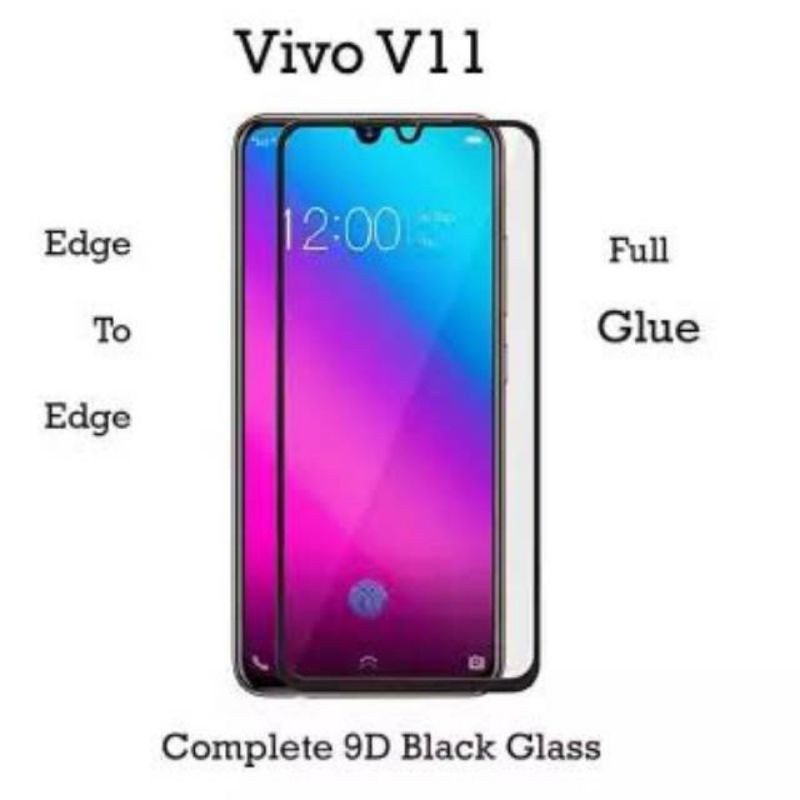 TAMPER GLASS FULL COVER FOR VIVO V11 KUALITAS PREMIUM