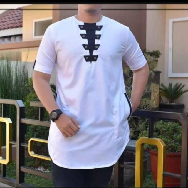 TOTOTAshop.Baju KOKO DONY TS,Bahan cotton premium.Lengan pendek ada kantong kiri kanan,real