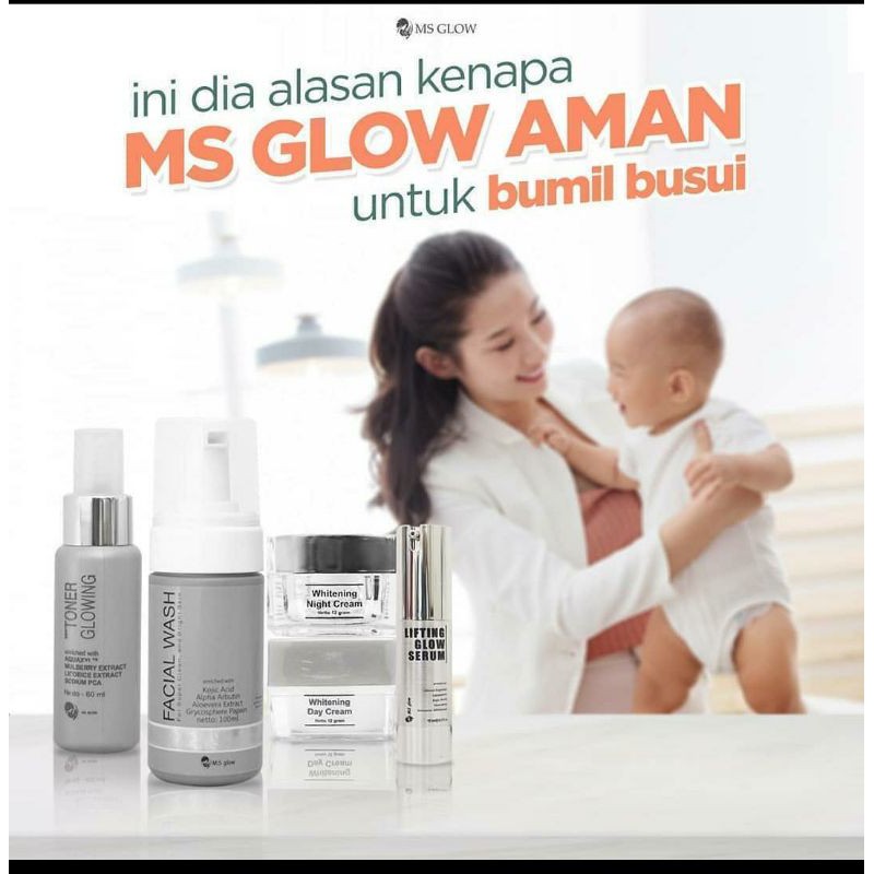 Paket Wajah Msglow/skincare BPOM/cream aman/msglowbeauty