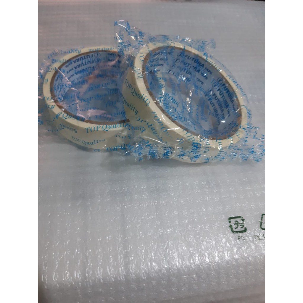 

Masking Tape 24mm Lakban Kertas 24 mm 1 Inch Selotip isolasi putih